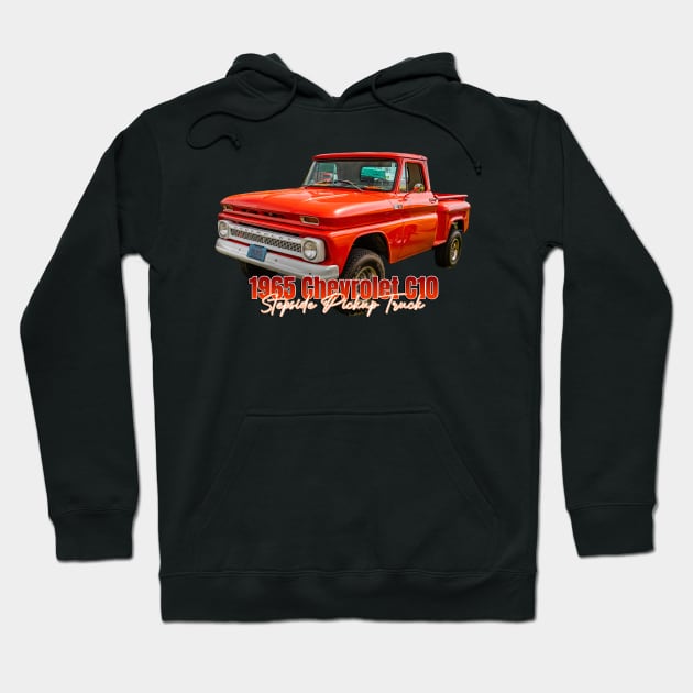 1965 Chevrolet C10 Stepside Pickup Truck Hoodie by Gestalt Imagery